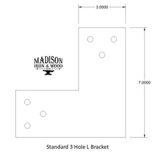 L Bracket, Truss Plates, Standard L Brackets, Wood Post L Bracket, Connector