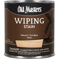 Old Masters 11116 1/2 Pt Natural Tint Base Wiping Stain 240 VOC