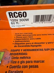 FROST KING ROOF & GUTTER DE-ICING KIT RC60 120V 300W 60FT NEW IN BOX