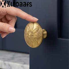 Xlroaafs 15 Pack Champagne Bronze Cabinet Knobs,1.4″ Round