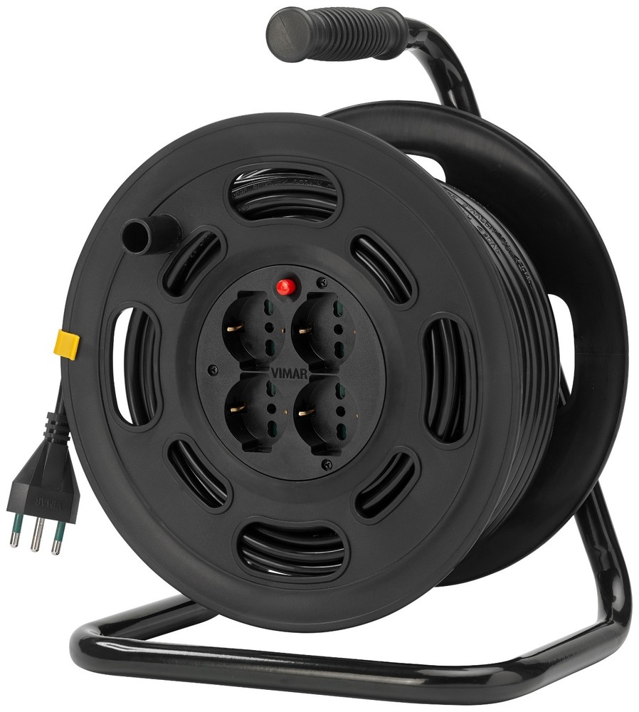 VIMAR Cable Reel 16A 4 Universal Outlets 45m – 0P32733
