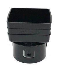Plastic Universal Downspout to Drain Tile Adapter