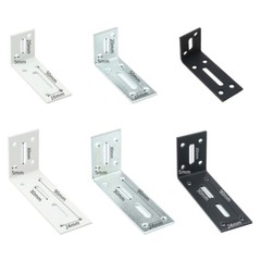 Heavy Duty L-Shaped Shelf Holder Cold-Rolled Steel Shelf Mounting Bracket