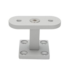 2x Stainless Steel Stairs Holder Stair Railing Modern Straight Handrail Bracket