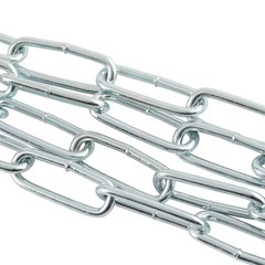 #135 X 15 Ft. Zinc Plated Steel Handy Link Chain