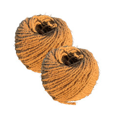 (2 Rolls) Sisal Rope 1/4 Inch x 500 Ft- Cat Scratching Post Toys -Chemical Free