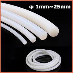 Solid Silicone Rubber Water Seal Gasket Round Bar Diameter 1mm ~ 25mm Waterproof