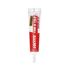 Loctite 1515861 Polyseamseal Tub and Tile Adhesive Caulk, 5.5-Ounce Tube