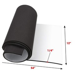Dualplex Neoprene Sponge Foam Rubber Roll Adhesive, 12×54 Inches X 1/4″ Thick…