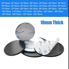 Thickness 10mm Self Adhesive Backed Rubber Pads Disc Sheet Sealing Cushioning