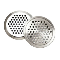 Sleek Stainless Steel Air Vent Grille for Bathrooms and Hobby Rooms Set of 10