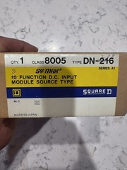 SQUARE D Sy/Max 8 DN-208 Input Module Class 8005 24V Dc 8 Function 81970 BHN
