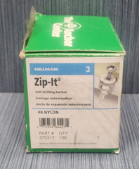 Hillman #8 Nylon Self Drilling Drywall Wallboard Gypsum Anchor (100-Count)