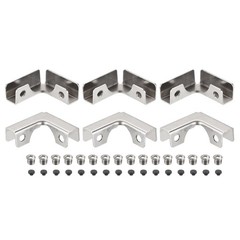 Glass Fixing Clip, 6pcs for 8-12mm L-shaped Glass Combination Fixing Bracket