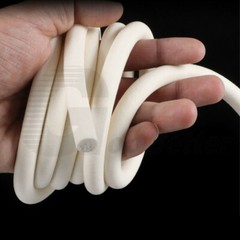 10 Meter Round Foam Rubber Sponge Cord Trim Seal High Temp DIY Ø 1,2,3,4,5,6,7mm