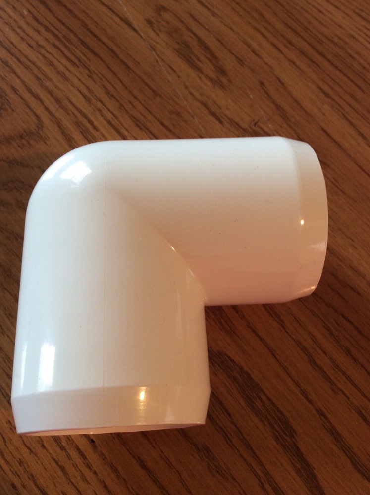 1-1/4″ inch Furniture Grade PVC 90″ ELBOW FITTINGS Made in USA price for ONE