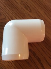 1-1/4″ inch Furniture Grade PVC 90″ ELBOW FITTINGS Made in USA price for ONE