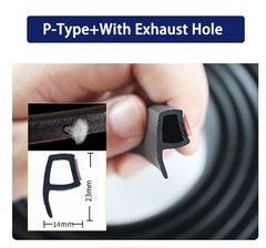 Epdm Window And Door Seal Draught Strip Tape Anti-Collision Rubber 5-25 Meter