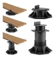 20Pack Adjustable Deck Support Pedestal, Floor Slate Support Floor Lift Deck …