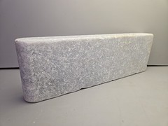 Natural Stone Grecian Bull Nose Pool Coping Stone 12″ x 4″ x 1-1/2″ Frost Free
