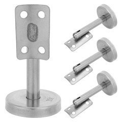 4 PCS Stair Rail Support Hand Mounting Bracket Modern Railing Metal Handrail