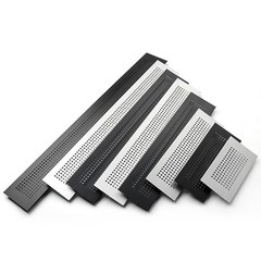 Aluminum Black/Silve Louver Vent Ventilation Fan Grille Cover Ventilation Grille