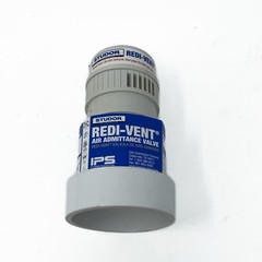 Studor Redi Vent Adapter Air Admittance Valve PVC Fitting White Threaded 20353