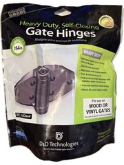 Gate Hinges, for Self Closing Metal, Wood, or Vinyl Gates up to 154 Pounds