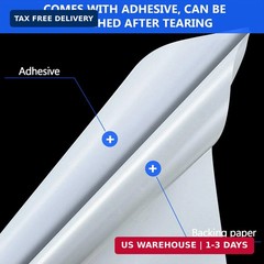 Mudder 20 Pieces Vinyl Siding Repair Kit 6 * 8 Inch Self Adhesive Fence Repair K
