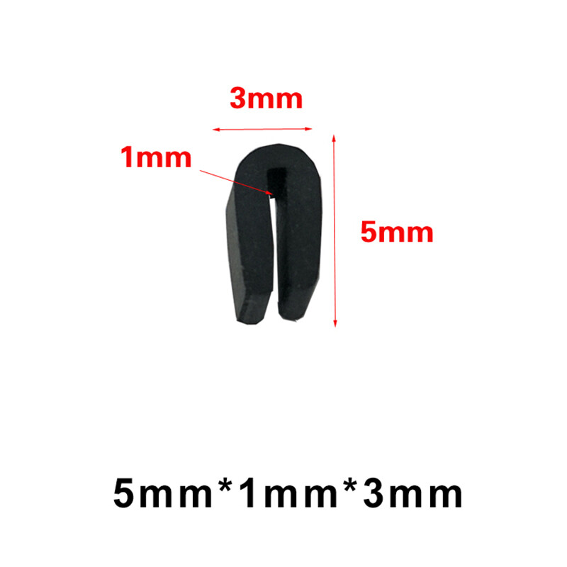 U-Typ Edge Protection Frame Profile Rubber Edging Trim Seal Slot 1mm/1.5mm~12mm