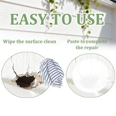 Vinyl Siding Repair Kit, Bathtub Repair Kit White Crack Hole Repair Siding Pa…