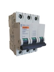Merlin gerin 25136 magnetic thermal circuit breaker c60 3p 50a 10k curve d