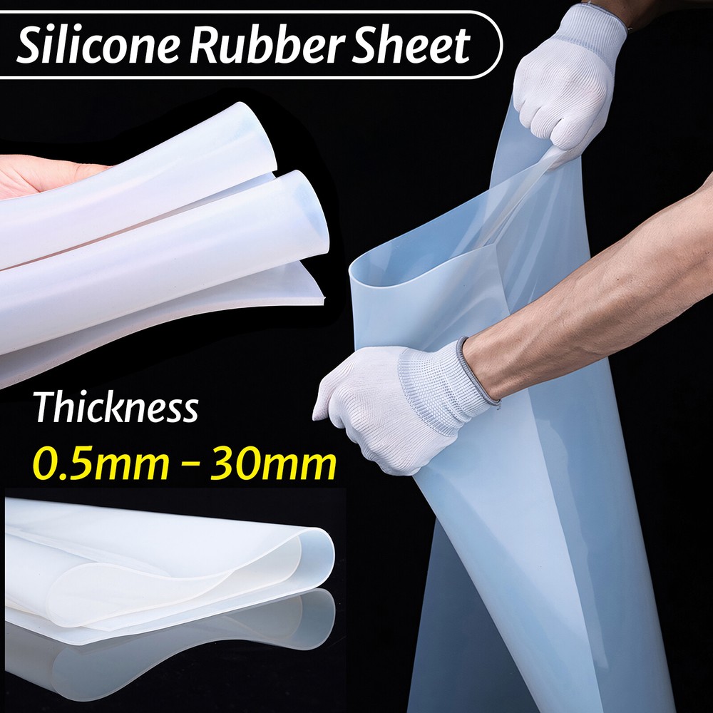 Silicone Rubber Sheet, High Temperature Flexible Gasket, 0.5mm – 30mm Thickness