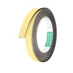 Foam Seal Tape, 15mm Wide 1mm Thick 16.4 Ft Long Adhesive Weather Strip