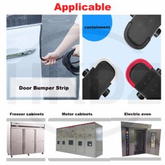 Edge Protector Strip Trim U Shape Guard Seal Rubber Car Door Boot U-profile Slot