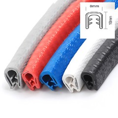 Car Door Boot Edge Protector Strip Trim U Shape Guard Seal Rubber NEW 5 Colours