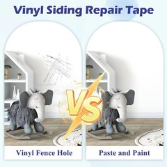 20PCS Vinyl Siding Patch Home Skirting Repair Kit Self Adhesive for Walls Holes