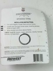 Midwest Fastener 15 Strands 25ft. Braided Wires 23552 738287235524 23552 23552
