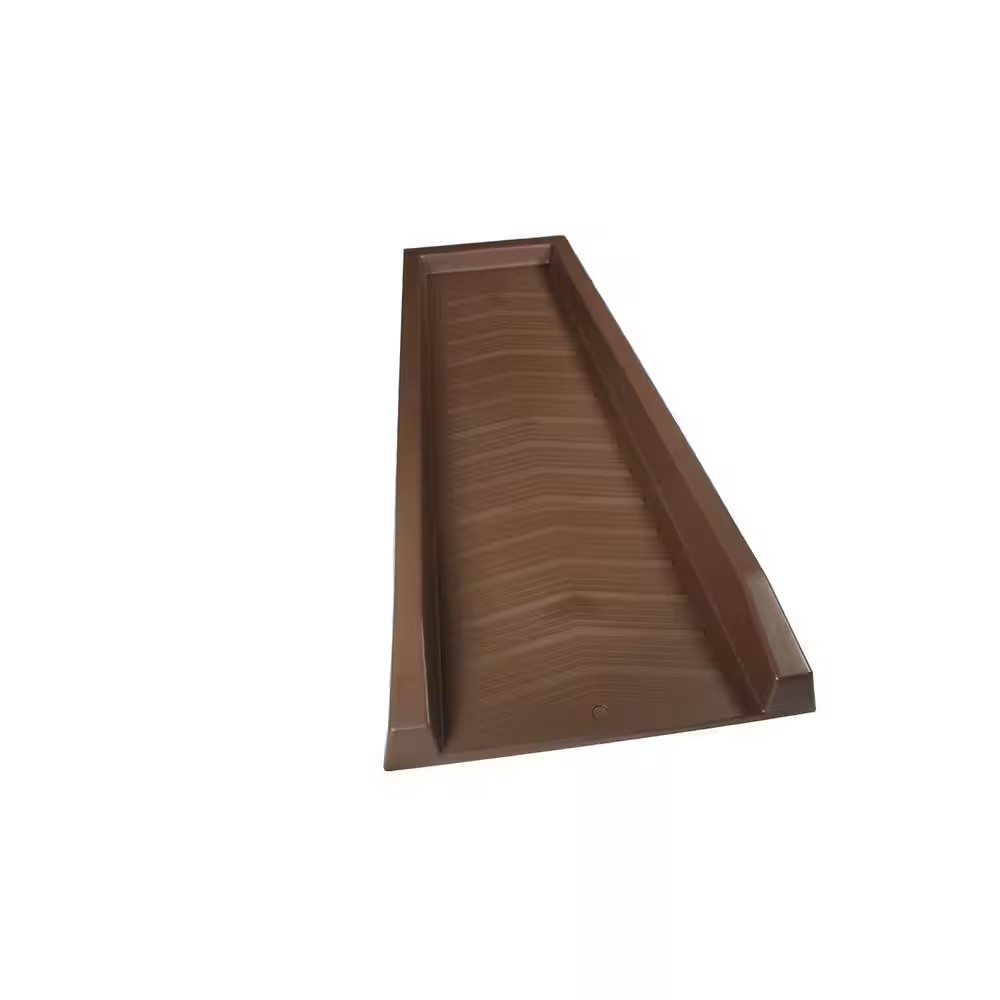 24 in. Brown Vinyl Splash Block