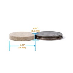 Furnigear Felt Furniture Pads For – Chair Felt Pads Floor