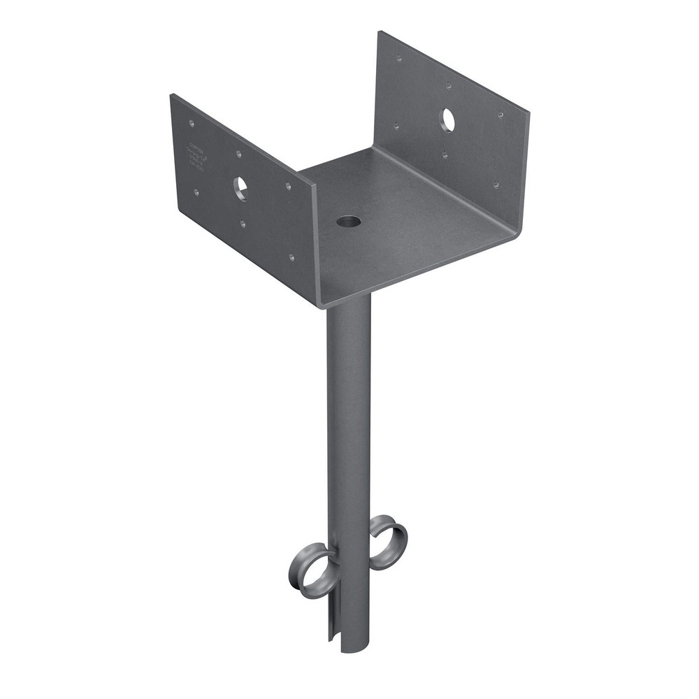 Simpson Strong-Tie 3 in. H X 6 in. W 12 Ga. Galvanized Steel Elevated Post Base