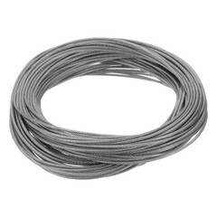 1/32″ (1mm) 50ft 304 Stainless Steel Cable Wire Rope 7 x 7 Strands PVC Coated