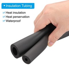 4pcs foam pipe for insulation pipes 32mm x 1.8m black