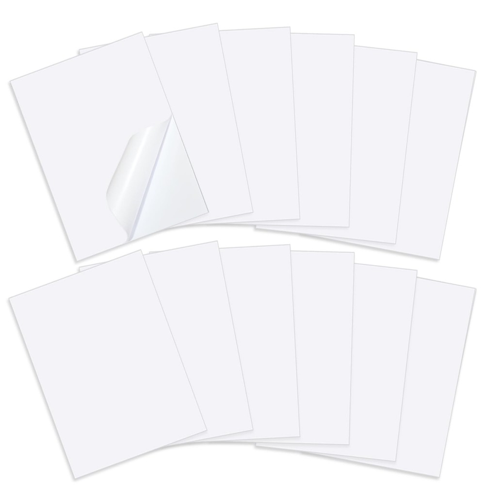 12 Patches Self-Adhesive PVC Vinyl Siding Repair Patch Kit for Cracks Holes