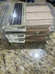 Professional Stair Fasteners 3″ Oak Chene Roble Wood L-Bracket Post Kit 3-kits