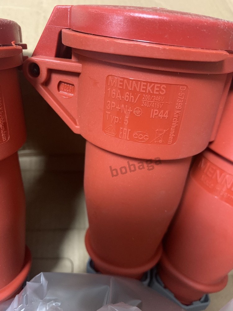 New 1PCS MENNEKES INDUSTRIAL PLUG 5P16A/ 6H TYP:5 free ship