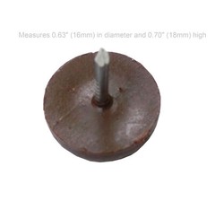 25PK 0.63″ Furniture Chair Table Leg Feet Protector Pad Glide Nail Plastic Glide