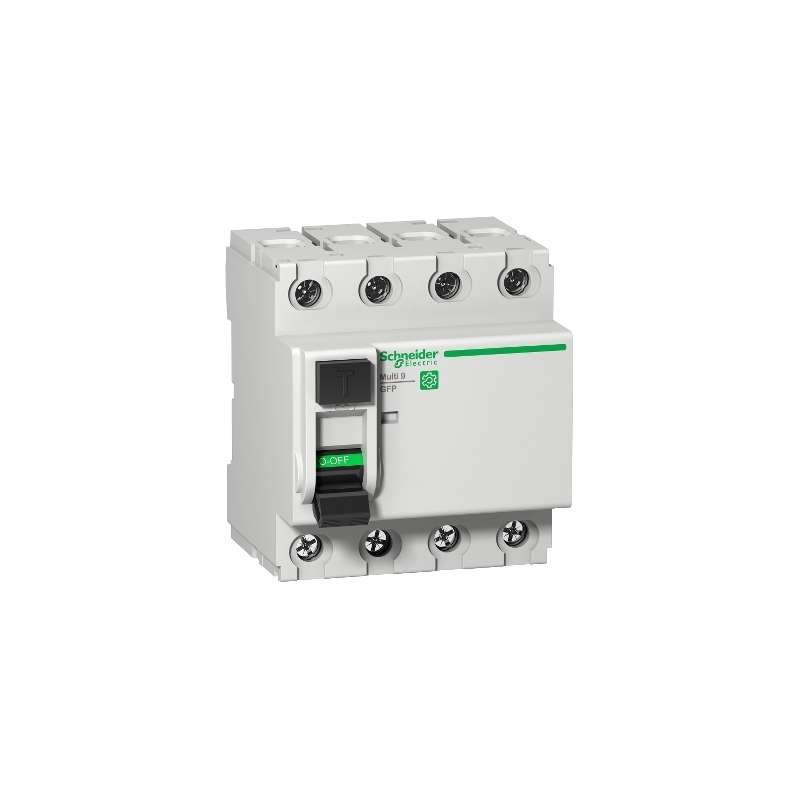 Schneider A9N81463 Differential Switch GFP 4P 63A 26mA A-Si Type 480Y/277