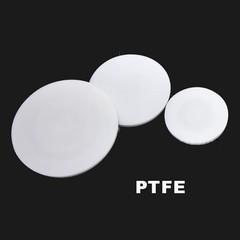 Solid Round PTFE Pads Discs Disc Sheet | Diameter: 20mm-100mm | Thickness 8mm