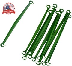 24Pcs Tomato Stake Connectors Trellis Connectors Stake Arms for Tomato Cage 11MM